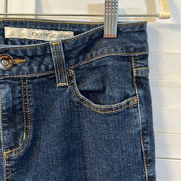 DKNY Denim Jeans Size 10 Straight Leg - Picture 6 of 13